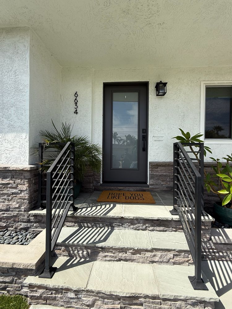 Front Yard Remodel with Artificial Turf and Pavers in Clairemont, CA (6)